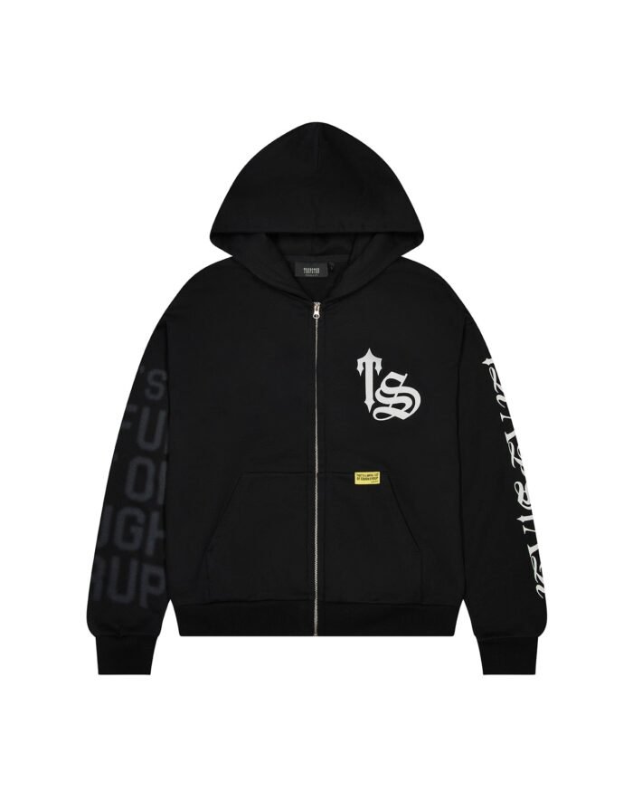 TRAPSTAR_X_COUGH_SCRIPT_DUFF_HOODIE_BLACK_