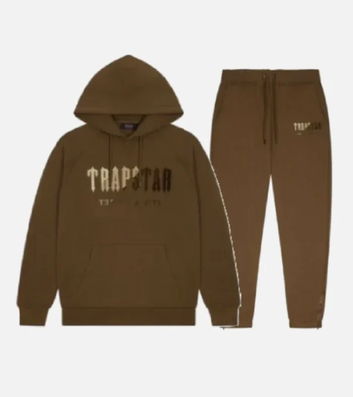 Trapstar Chenille Decoded Tracksuit Brown