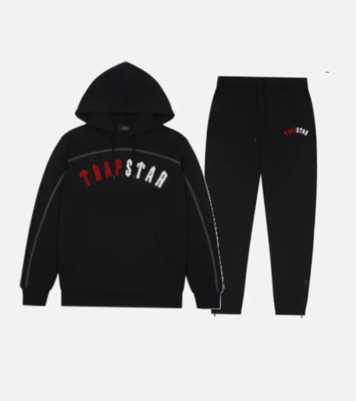 Trapstar Irongate Arch Chenille Tracksuit Black