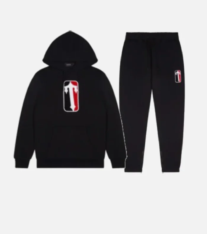 Trapstar League Chenille Tracksuit Black