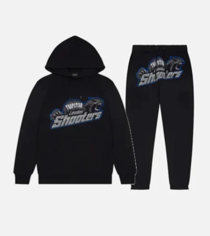 Trapstar London Shooters Tracksuit Black Blue