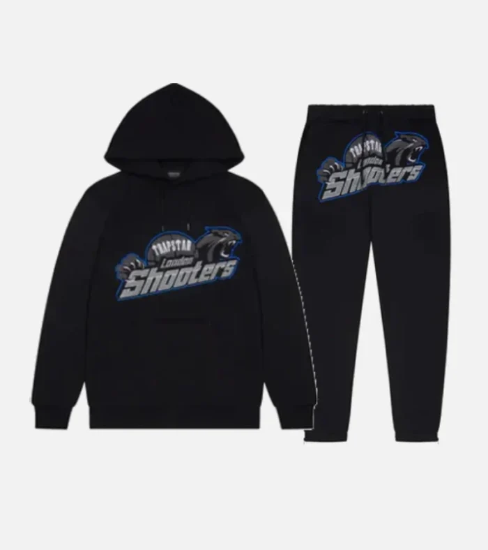 Trapstar London Shooters Tracksuit Black Blue