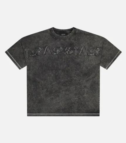 Trapstar Patchwork Script T-Shirt Grey