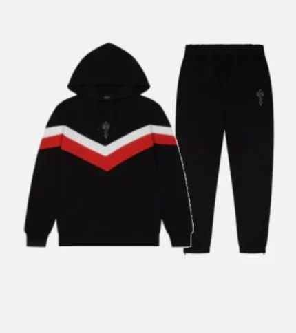 Trapstar V-Stripe Tracksuit Black
