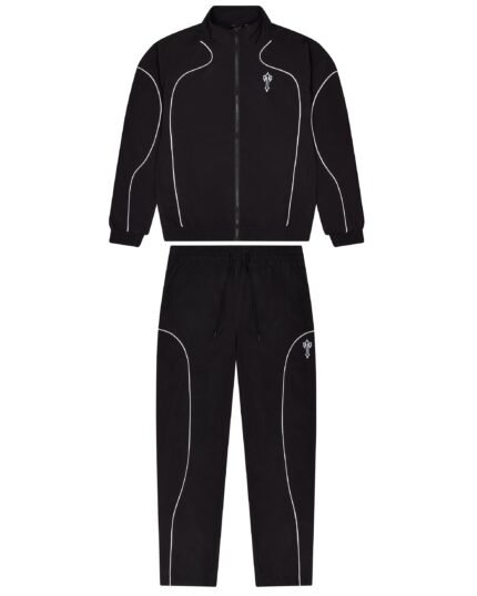 Trapstar Foundation Shell Tracksuit Black