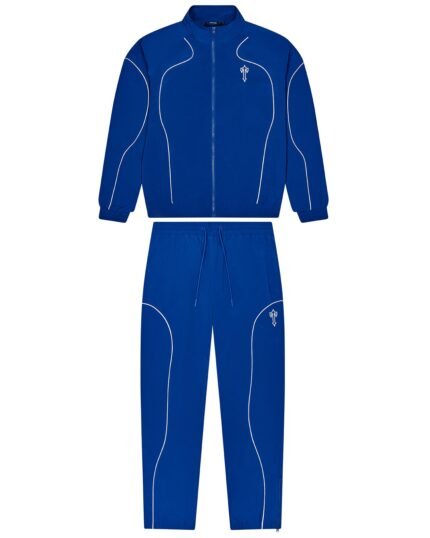 TRAPSTAR FOUNDATION SHELL TRACKSUIT BLUE