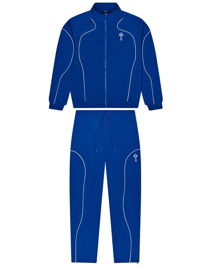 TRAPSTAR FOUNDATION SHELL TRACKSUIT BLUE