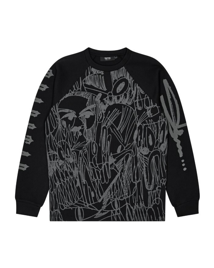 TrapstarxLawn Waffle Tops Black Reflective
